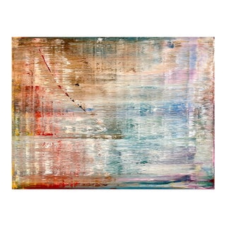Contemporary Abstract Oil on Canvas "Abstract Informal 2024-2113-2" by Robert Niesse For Sale