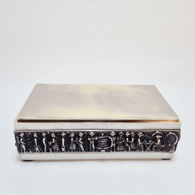 Copper Vintage Industrial Copper Cigar Box, 1960s For Sale - Image 8 of 18
