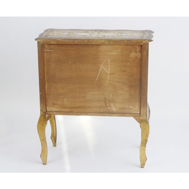 Large Vintage Florentine Wooden Chest, 1950s For Sale - Image 4 of 12