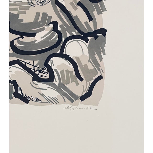 Modern 1982 Marius Sznajderman Artists Proof Modern Lithograph For Sale - Image 3 of 4