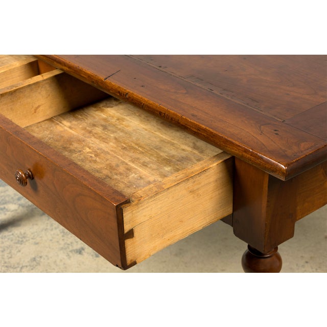 Mid-19th Century French Louis Philippe Walnut Writing Table For Sale - Image 10 of 18