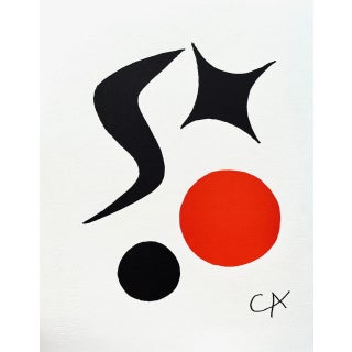 Calder Lithograph Cahier 20 a Meme La Pierre 1982 For Sale