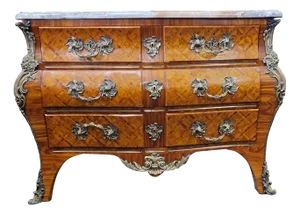 French Louis XV Style Chest of Drawers, 1960s