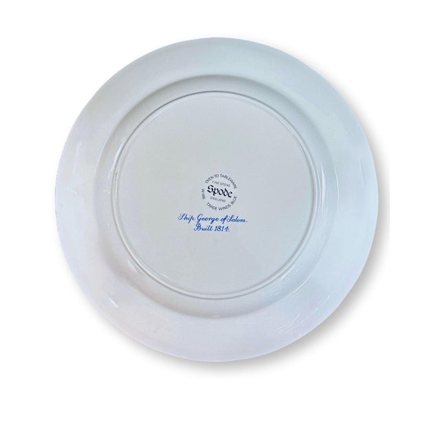 Nautical Spode Tradewinds Clipper Ship Salad Plates, Set of 12 For Sale - Image 3 of 3