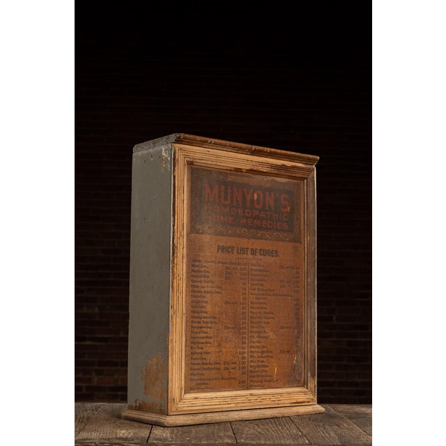 Late 19th Century Munyons Homeopathic Remedies Apothecary Cabinet For Sale - Image 10 of 17