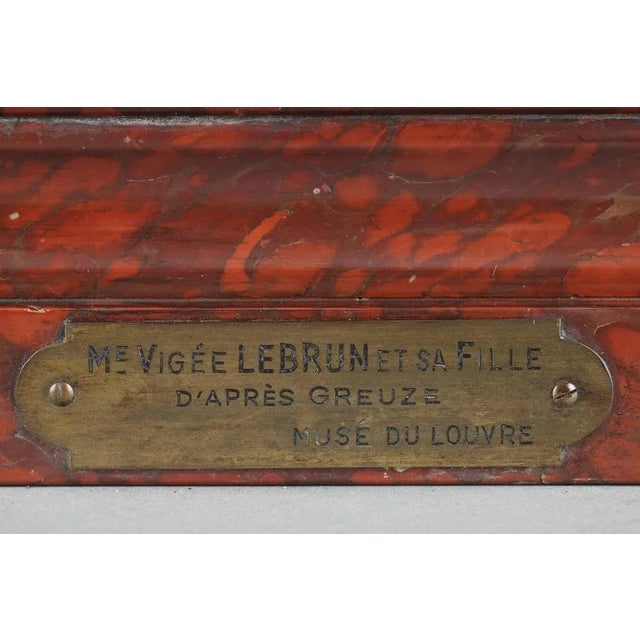 Bronze Group After the Self-Portrait with Her Daughter by Élisabeth Vigée Le Brun For Sale - Image 4 of 11