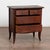 20th-century Danish small chest of drawers crafted in pine with an original painted finish. The surface is deliberately...