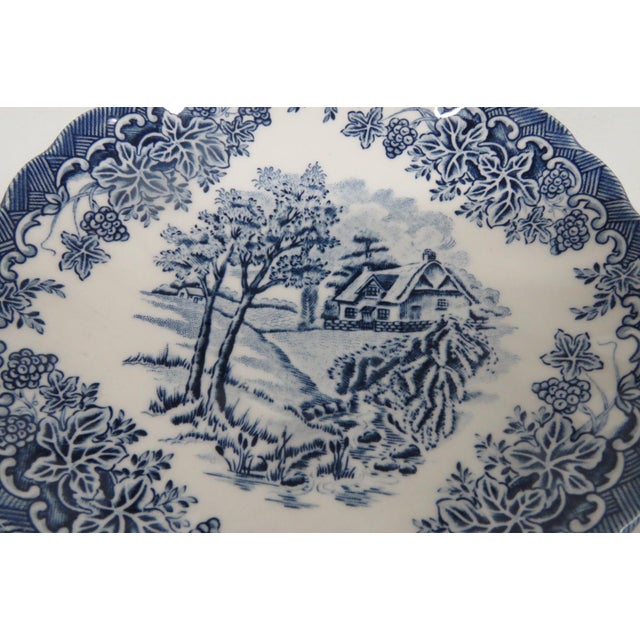 This lovely Saucer / Dessert Plate Pair is made of fine china. Both of these beautiful pieces are stamped as being made by...