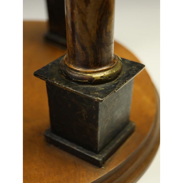 Brown French Artist, Grand Tour Architectural Model, 1880, Faux Marble For Sale - Image 8 of 17