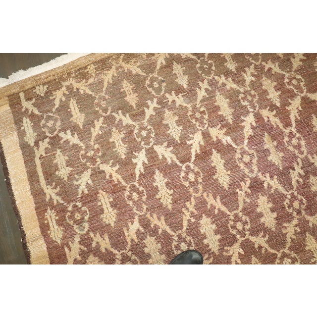 Vintage Zabihi Collection Turkish Konya Square Room Size Rug - 7'11" x 9'2" For Sale - Image 12 of 12