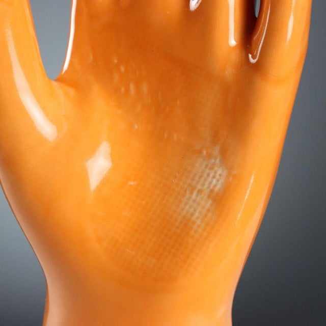 Porcelain Lungavilla Glove Molds from Pirelli, 1970s, Set of 6 For Sale - Image 4 of 9