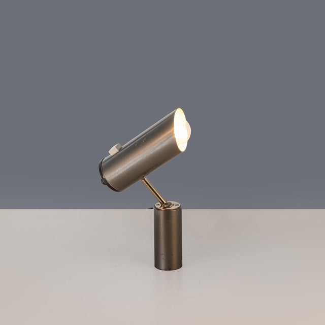 Small Steel Table Lamp, 1970 For Sale - Image 4 of 10