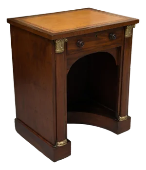 19th Century Mahogany Knee Hole Desk