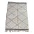 Moroccan Contemporary White & Cream Rug - 6'11" X 9'10" Ft For Sale
