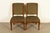 An outstanding pair of French Empire, Neoclassical, or Regency style side chairs or dining chairs By Henredon USA, Late...