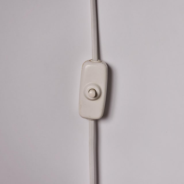 1940s Finnish Yellow Cylindrical Glass & Metal Plug-in Wall Lamp For Sale - Image 17 of 18