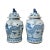 This attractive pair of contemporary large blue & white Chinese porcelain temple / ginger jars. This large Baluster vase...