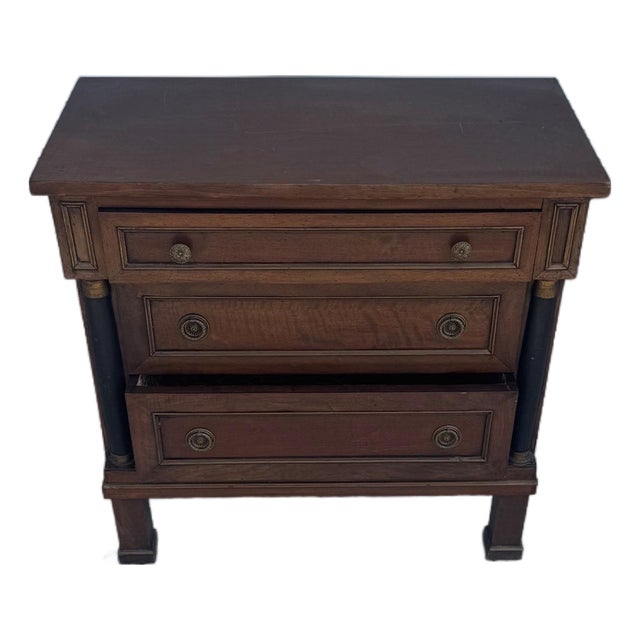 Mid 20th Century Empire Night Stand-Italy For Sale