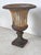 Neoclassical Antique 19th Century Cast Iron Neoclassical Garden Urns - A Pair For Sale - Image 3 of 9