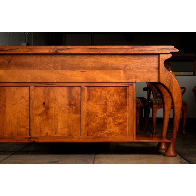 Wood Neo-Art Nouveau Sideboard by Arroyo Design, in Mesquite For Sale - Image 7 of 10
