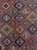 1920 Antique Geometric Sumak Flat Weave Rug For Sale - Image 4 of 4