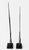 Early 20th Century Pair of African Hand-Forged Iron Spearheads on Custom Stands For Sale - Image 12 of 12