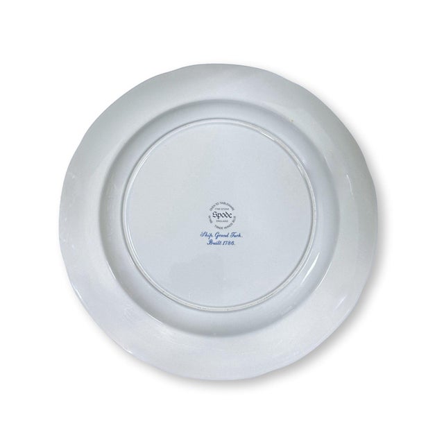 Nautical Spode Tradewinds Clipper Ship Dinner Plates For Sale - Image 3 of 3