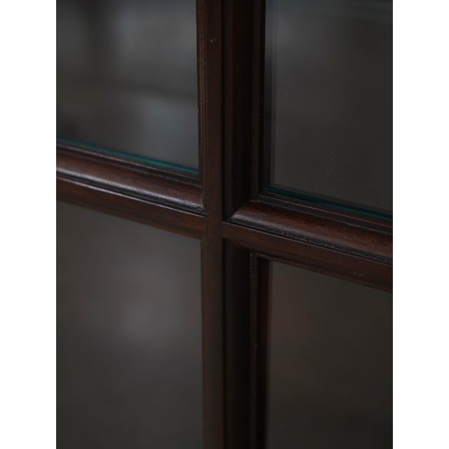 Stickley Colonial Williamsburg Mahogany 2 Door Bookcase For Sale - Image 13 of 18