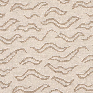 Schumacher Kata Fabric in Light Neutral For Sale