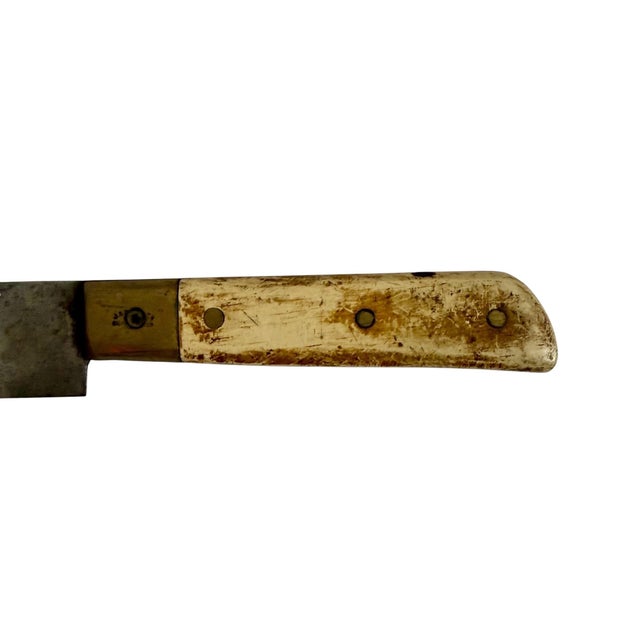 Unknown, Antique Miller's Judaica Jewish Kosher Ritual Large Chalef Knife Millers For Sale - Image 4 of 10