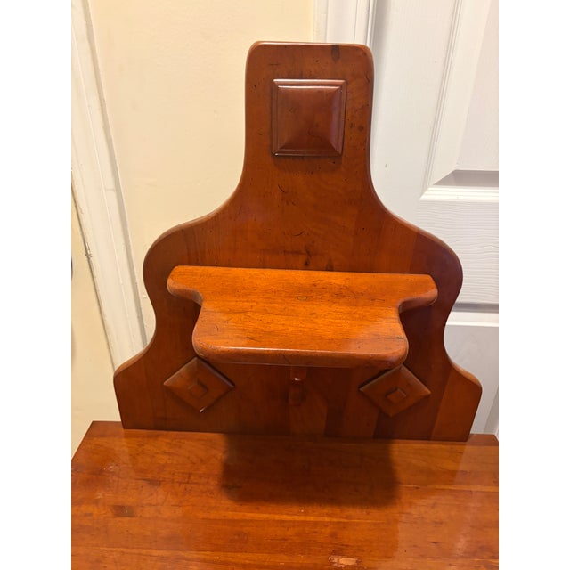Wood Pair of Mid Century Franklin Shockey Sculptured Pine Nightstands For Sale - Image 7 of 11