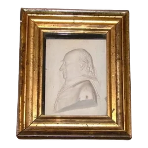 Framed 19th Century Italian Grand Tour Intaglio of a Gentleman, 19th Century