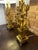 1960s Pair of Mid-Century Italian Gilt Botanical Candelabra Lamps For Sale - Image 5 of 12