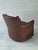 Mid-Century Club Chair in Rich Cigar-Brown Patinated Leather, 1960s For Sale - Image 6 of 9