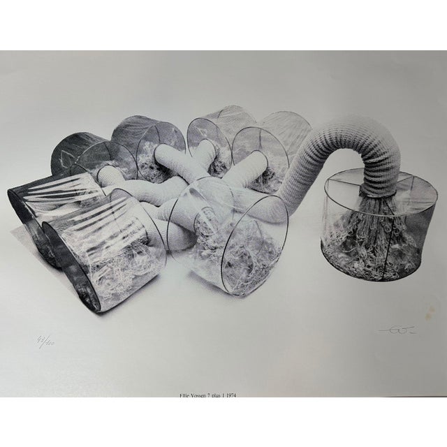 Ellie Vossen, Untitled, 1960s, Signed Screen Print, Framed For Sale - Image 3 of 13