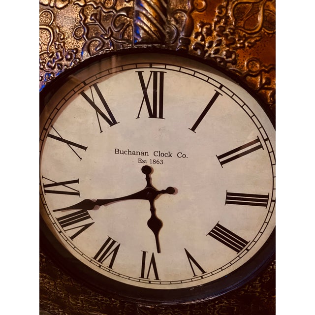 This eye catching focal point was handcrafted in the USA by Buchanan Clock Co. They have been at the forefront of design...