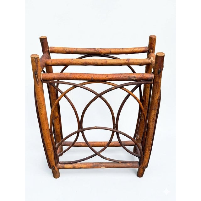 Adirondack Folk Art Rustic Twig Blanket Quilt Rack For Sale In Savannah - Image 6 of 15
