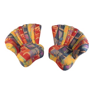 Colorful Mid-Century Modern Designer Club Chairs For Sale