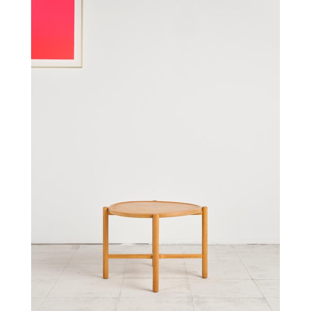 Dimensions: approx. Ø 62 × 48 cm (diameter × height) original danish serving and coffee table designed in 1945 as model...