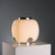 White Vintage Flower Lamp, 1960s For Sale - Image 8 of 8