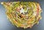 1950s Murano Art Glass Vibrant Confetti Handblown Scalloped Rim Centerpiece Bowl For Sale - Image 13 of 17