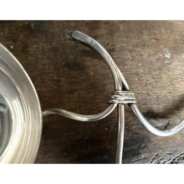 Mid 20th Century Vintage Mid Century Danish Silver Serving Dishes, Signed Denmark 349 For Sale - Image 5 of 7