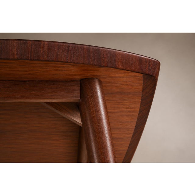 Giuseppe Scapinelli Extendable Brazilian Rosewood Dining Table, Brazil, 1950s For Sale - Image 13 of 18