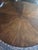 1960s Custom Burton Ching English Mahogany Dining Table – 60" Round / 84" Extended – Original $20,000 Commission For Sale - Image 11 of 17