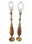A stunning matched pair of mid-century modern table lamps designed by Tony Paul for Westwood Industries, circa 1950s. Each...