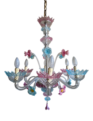 Murano Glass Chandelier, 1950s