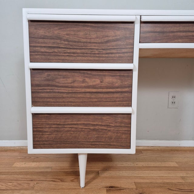 Writing Desk This is a great little MCM writing desk with a two-tone look. The desk is unsigned but likely made in the...