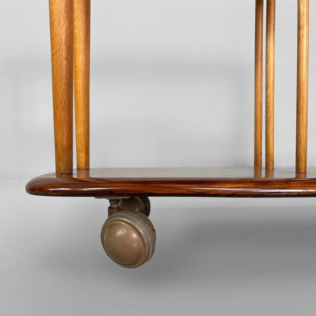 Mid-Century Modern English Wooden Cart by Lucian Ercolani for Ercol, 1960s For Sale - Image 17 of 18