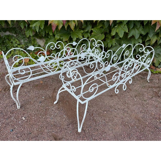 Wrought Iron Planters, 1950s, Set of 2 For Sale - Image 15 of 15