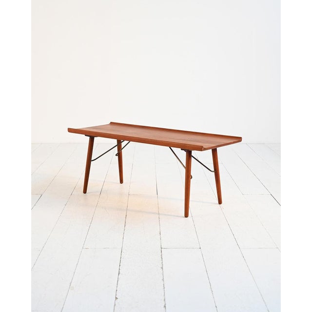 Danish Coffee Table attributed to Børge Mogensen for Søborg Møbler, 1950s For Sale - Image 6 of 12